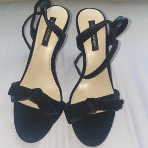 Ava & Aidan Velvety strapping heels, only worn once